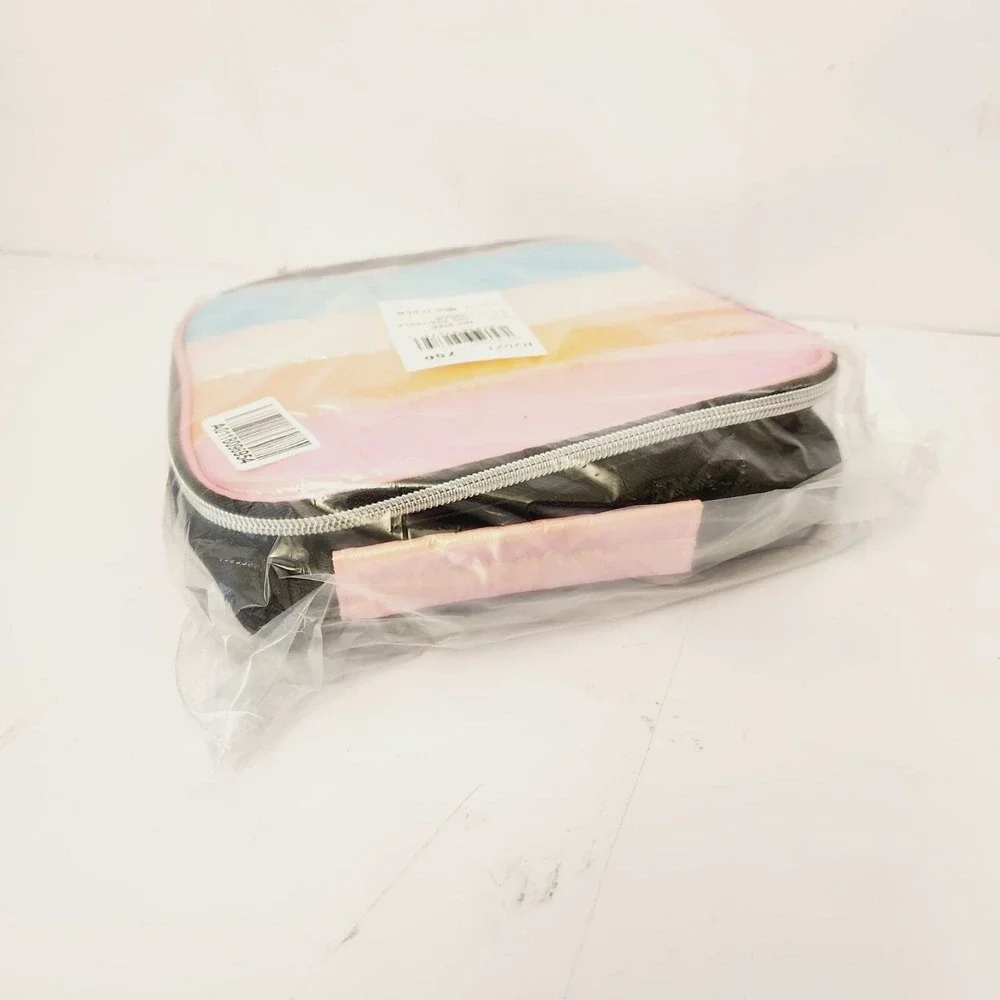 Girls Quilted Backpack And Lunchbox  For Girls 2 Piece Set - Multicolour‎